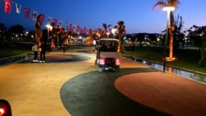Eyyübiye Millet Bahçesi’nde golf araçları hizmete sunuldu – Birlik Haber Ajansı