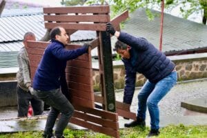 Giresun Kalesinde yeni oturma grubu ve masalar – Birlik Haber Ajansı