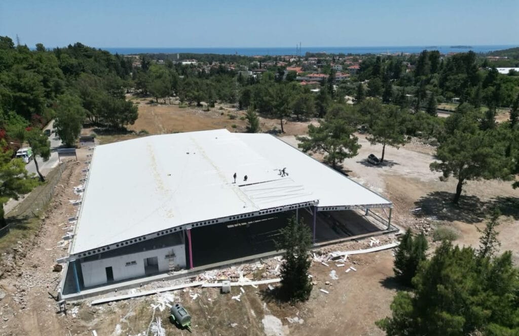 Tekirova kapalı pazar yerinde çalışmalar sürüyor – Birlik Haber Ajansı