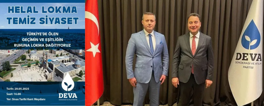 DEVA Partisi Genel Başkanı Ali Babacan, Sivas’a gidiyor – Birlik Haber Ajansı