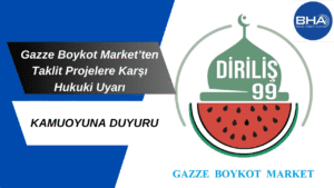 Gazze Boykot Market’ten taklit projelere karşı hukuki uyarı – Birlik Haber Ajansı