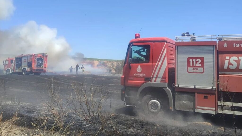 Silivri’de otluk alanda çıkan yangın kontrol altına alındı – Birlik Haber Ajansı