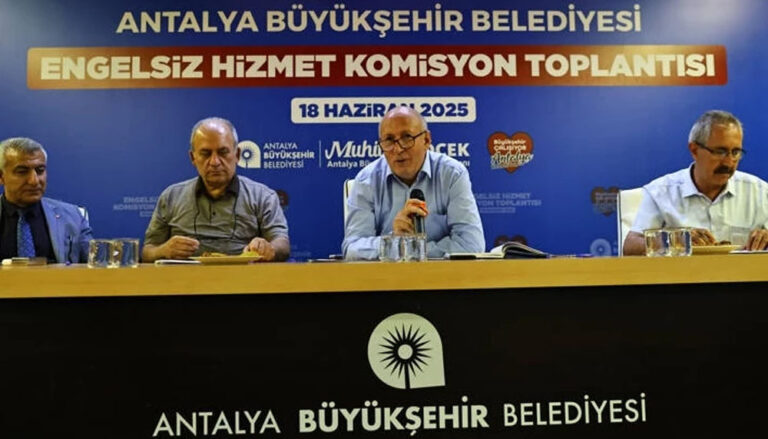 Antalya Büyükşehir Engelsiz Hizmet Komisyonu toplandı – Birlik Haber Ajansı