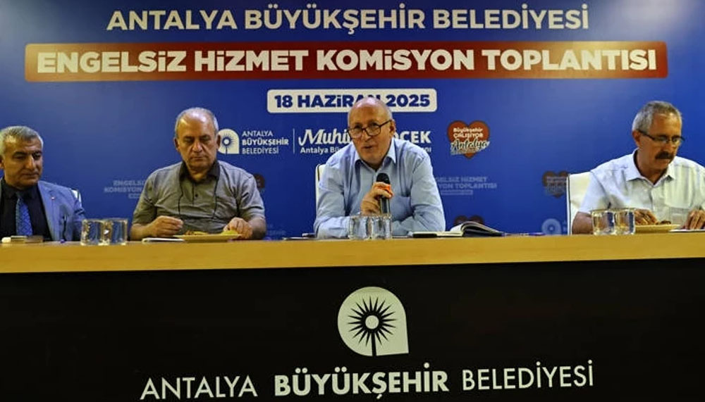 Antalya Büyükşehir Engelsiz Hizmet Komisyonu toplandı – Birlik Haber Ajansı