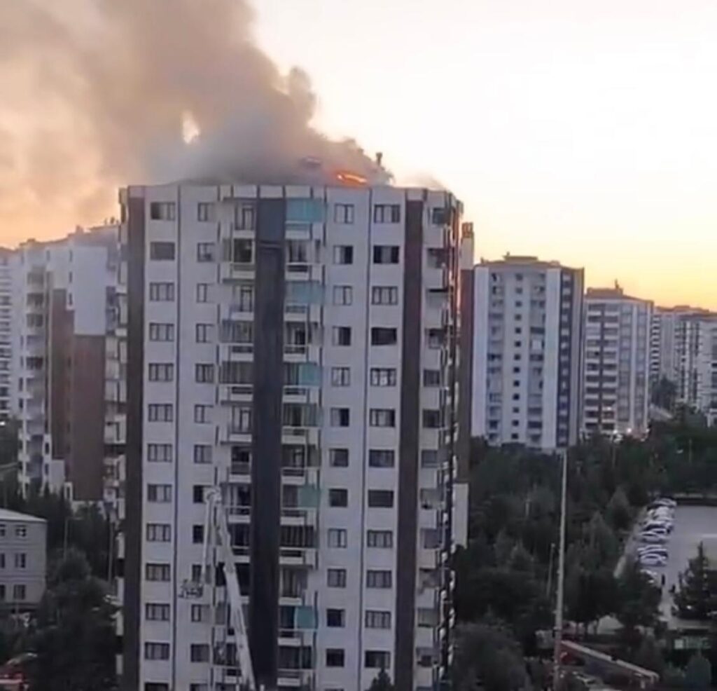 13 Katlı binada korkunç yangın: 3 kişi hayatını kaybetti – Birlik Haber Ajansı