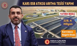 Kars OSB’ye 228,4 Milyon TL’lik dev yatırım: Atıksu Arıtma Tesisi geliyor – Birlik Haber Ajansı
