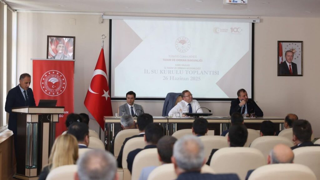 Kars’ta İl Su Kurulu Toplantısında Tarım Müdürü Enver Aydın, sunum gerçekleştirdi – Birlik Haber Ajansı