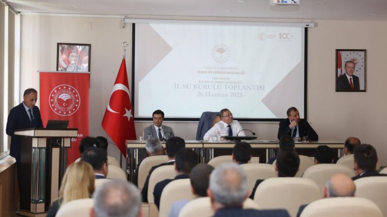 Kars’ta İl Su Kurulu Toplantısında Tarım Müdürü Enver Aydın, sunum gerçekleştirdi – Birlik Haber Ajansı