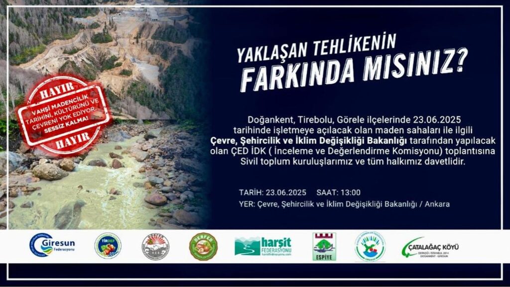 Giresun Çevre Felaketi Tehlikesi Altında… – Birlik Haber Ajansı