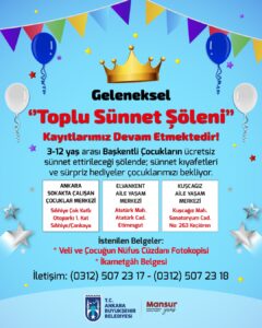 Geleneksel “Toplu Sünnet Şöleni” için kayıtlar devam ediyor – Birlik Haber Ajansı