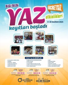 Ordu Büyükşehir’in ücretsiz yaz kursları başlıyor – Birlik Haber Ajansı