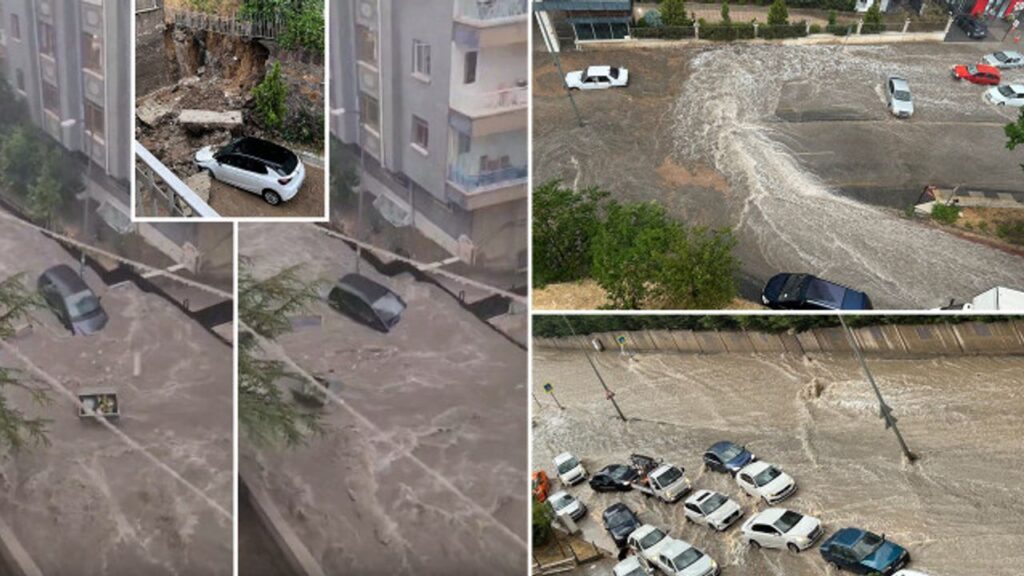 Ankara’da sağanak sele dönüştü: Alt geçitleri sel bastı, çatılar uçtu – Birlik Haber Ajansı