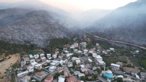 Türkiye’nin ciğerleri yandı: Çamla bezeli ormanlık alandan geriye kül yığınları kaldı – Birlik Haber Ajansı