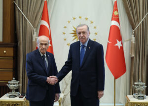 Cumhurbaşkanı Erdoğan Bahçeli ile bir araya geldi