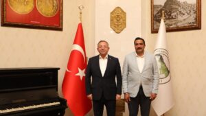 Vali Ziya Polat, Sarıkamış Belediye Başkanı Serdar Kılıç’ı kabul etti – Birlik Haber Ajansı
