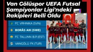 Van Gölüspor’un UEFA Futsal Şampiyonlar Ligi’ndeki rakipleri belli oldu – Birlik Haber Ajansı