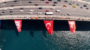 15 Temmuz’un 9. yılında İstanbul’da köprülere Türk Bayrağı asıldı – Birlik Haber Ajansı