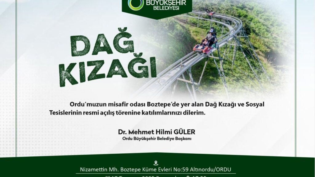 Dağ kızağı ve sosyal tesisleri açılıyor – Birlik Haber Ajansı