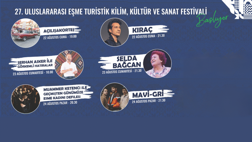 Uluslararası Eşme Kilim Festivali Kapılarını Açıyor – Birlik Haber Ajansı