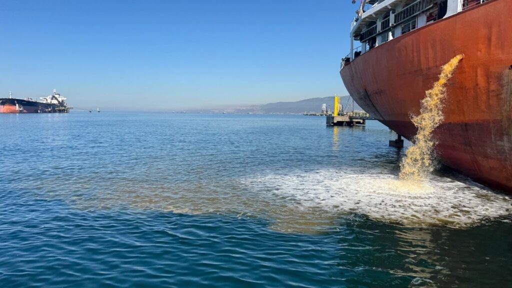 Denizi kirleten gemi, Kocaeli Büyükşehir ekipleri tarafından tespit edildi – Birlik Haber Ajansı