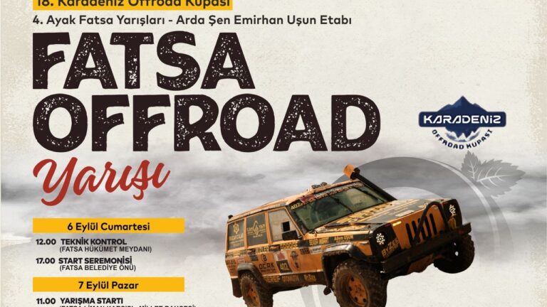 Fatsa’da offroad heyecanı yaşanacak – Birlik Haber Ajansı