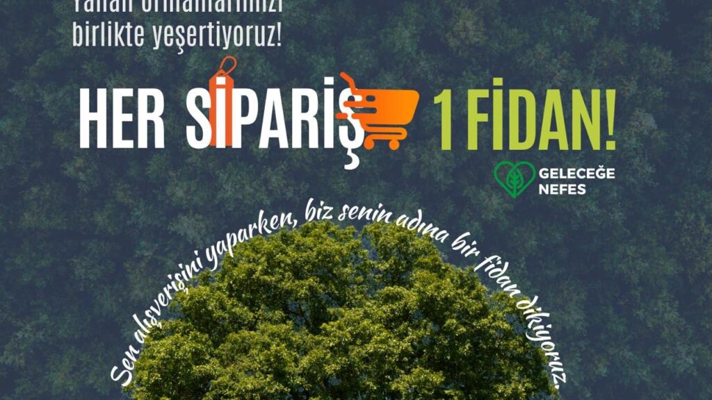 Yeşil Vatan’a Komek Sepeti’nden destek; Her sipariş bir fidan oluyor – Birlik Haber Ajansı