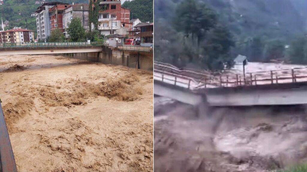 Rize’yi sel vurdu: Dere kenarındaki bungalovlar yıkıldı, Ayder Yaylası yolu ulaşıma kapandı – Birlik Haber Ajansı