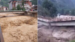 Rize’yi sel vurdu: Dere kenarındaki bungalovlar yıkıldı, Ayder Yaylası yolu ulaşıma kapandı – Birlik Haber Ajansı