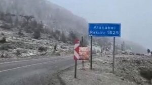 Alacabel’e ekim ayının ilk karı yağdı – Birlik Haber Ajansı