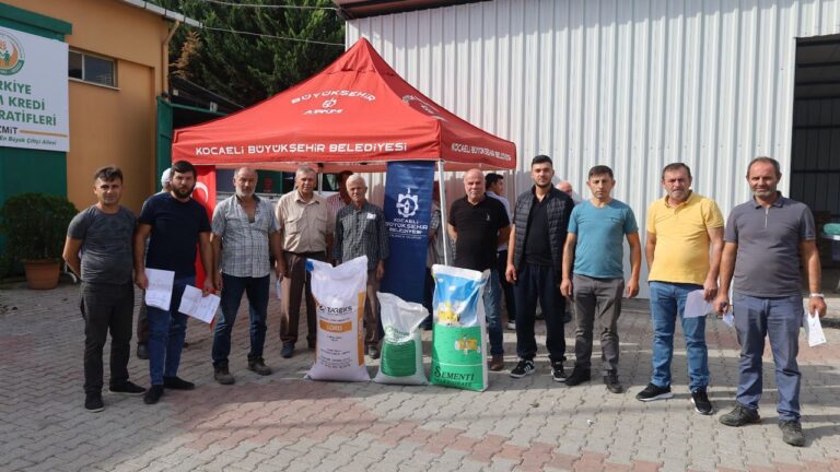 Kocaeli Büyükşehir’den çiftçiye yüzde 75 hibeli tohum desteği – Birlik Haber Ajansı