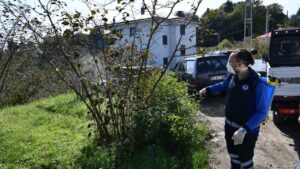 Trabzon’da kahverengi kokarca böceğiyle mücadele kapsamında 9 ilçede ilaçlama çalışmalarını sürdürüyor – Birlik Haber Ajansı