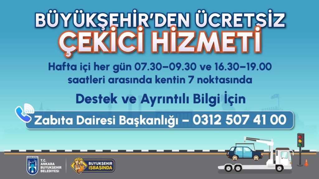 Ankara Büyükşehir Belediyesinden çekici hizmeti – Birlik Haber Ajansı