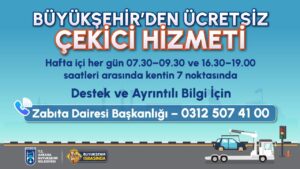 Ankara Büyükşehir Belediyesinden çekici hizmeti – Birlik Haber Ajansı