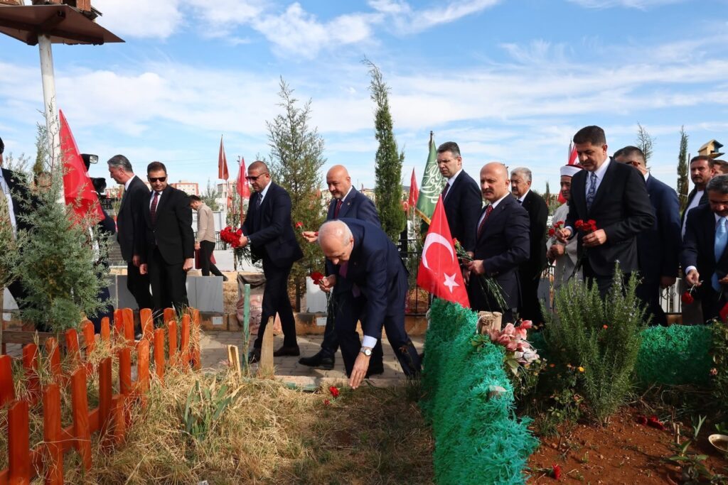 TBMM Başkanı Kurtulmuş Deprem Şehitleri Kabristanı Ziyaret Etti.
