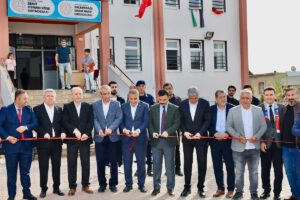 SALKIMBAĞI KÖYÜNDE FİLİSTİN’İN YARARINA DÜZENLENEN KERMES YOĞUN İLGİ GÖRDÜ