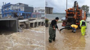 İzmir’de sağanak hayatı felç etti: Yollar çöktü, ev ve iş yerlerini su bastı – Birlik Haber Ajansı