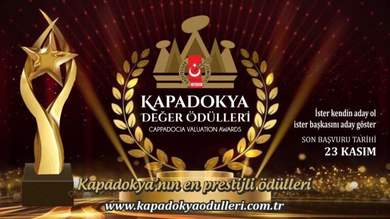 “Kapadokya Değer Ödülleri” sahiplerini bulacak – Birlik Haber Ajansı