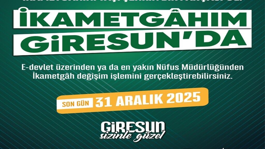 Giresun için ikamet çağrısı yapıldı – Birlik Haber Ajansı