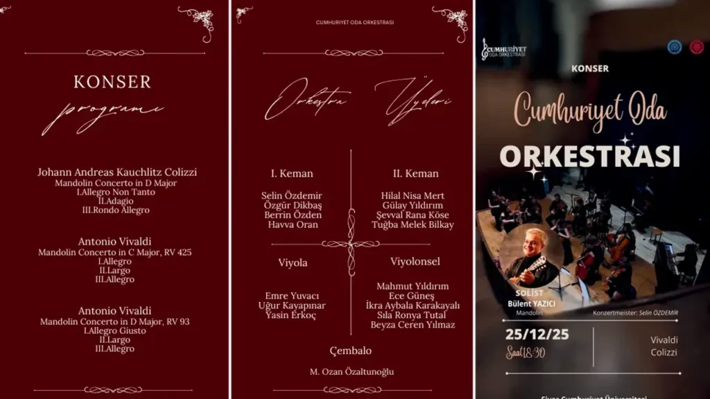 Cumhuriyet Oda Orkestrası konserini kaçırmayın – Birlik Haber Ajansı