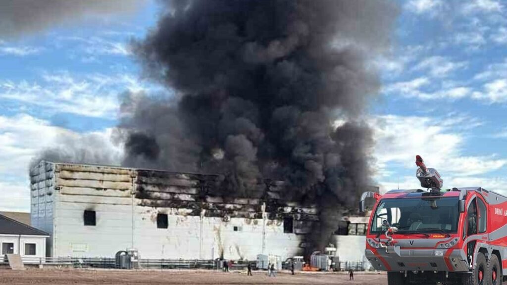 Afyonkarahisar’da elektrik üretim tesisinde yangın çıktı – Birlik Haber Ajansı