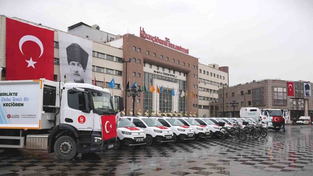 Keçiören Belediyesi araç filosuna 15 yeni hizmet aracı kazandırdı – Birlik Haber Ajansı