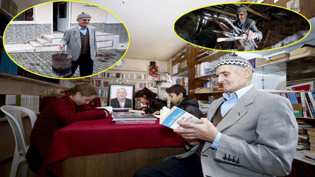 Köyün kütüphanesini ısıtan 76 yaşındaki gönül insanı – Birlik Haber Ajansı