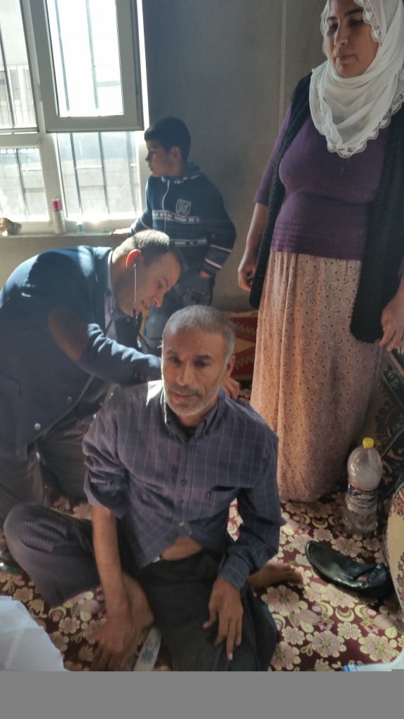 Başhekim Öner Evde Sağlık Hizmetlerini Bizzat Yürütüyor