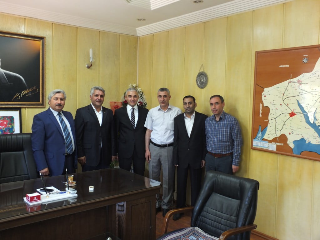 Kahta Gazeteciler Cemiyeti Kaymakam Baştürk’ü Ziyaret Etti