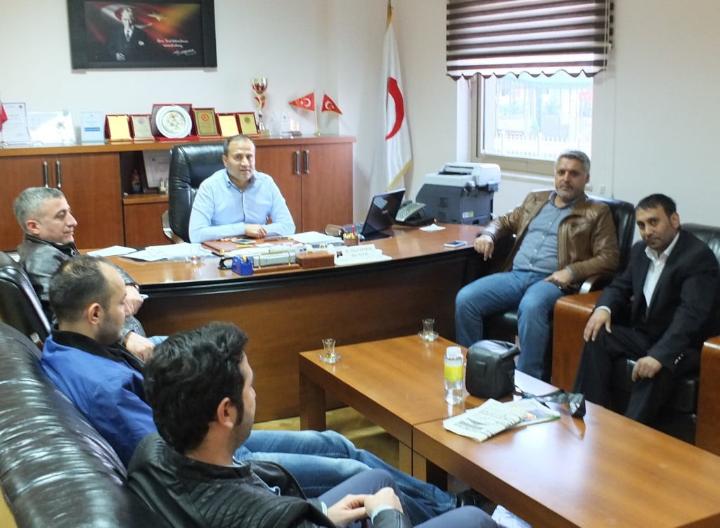 Kahta Gazeteciler Cemiyeti Başhekim Öner’i Ziyaret Etti