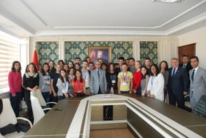 Avrupalı Gençlerden Vali Mahmut Demirtaş’a Ziyaret