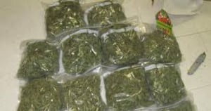 Kahta’da Motosiklette Esrar Yakalandı