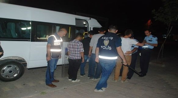 Adıyaman Kahta’daki Işid Protestosunda Olaylar Çıktı